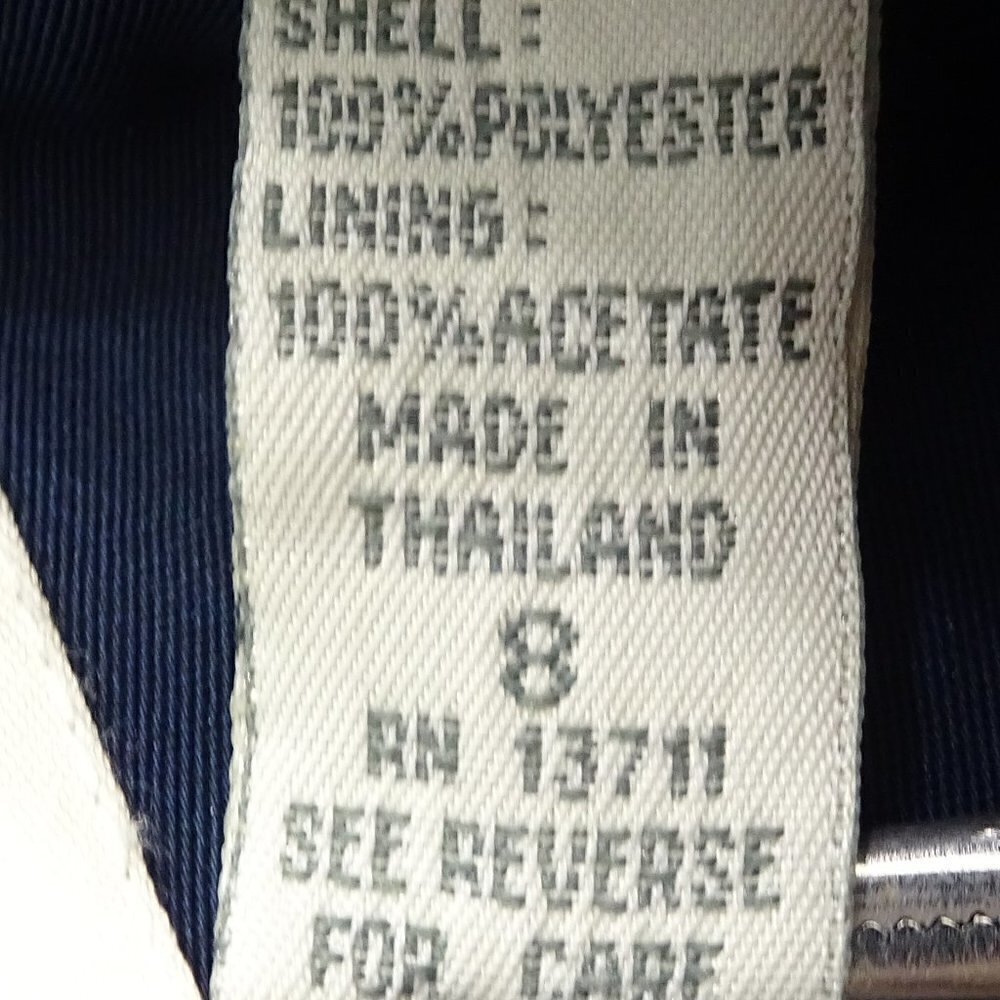 Lord & Taylor Fifth Ave Collection Blue Jacket Sz8 - Picture 4 of 6